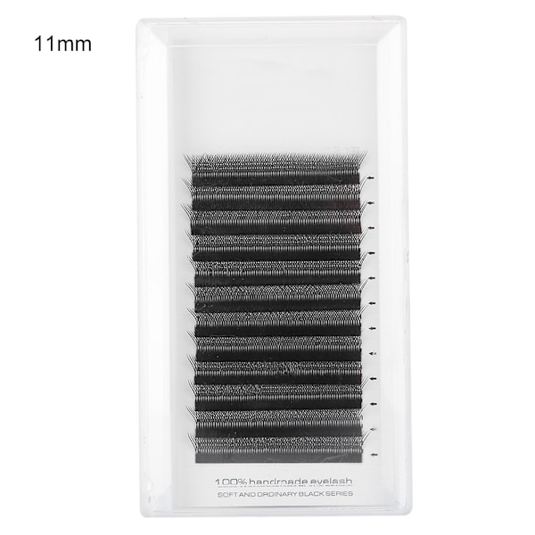 0,07 mm W-formade lösögonfransar Ögonfransförlängning Transplantation av lösögonfransar (J-kurva) (11 mm)