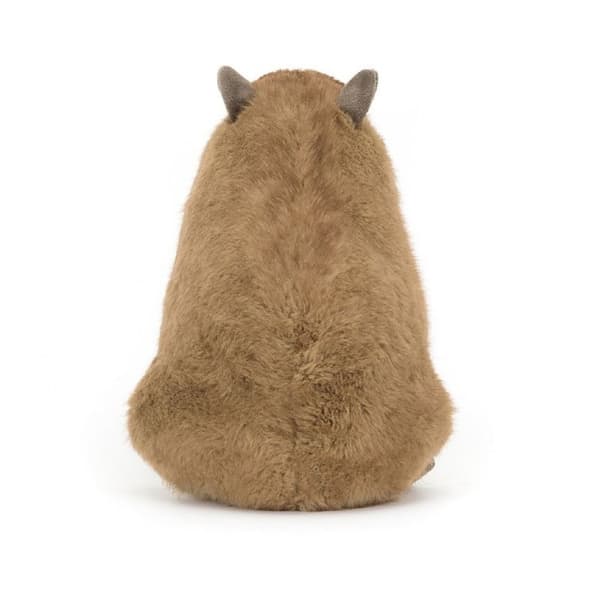 【03】Jellycat Clyde Capybara Bag Charm Plush Keychain 14cm