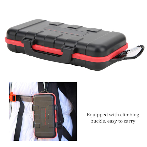 Falltålig Vattentät Kamera Batteri Minneskort Förvaringsbox för NP FW50 NP FZ100 LP E6 LP E8 EN EL15