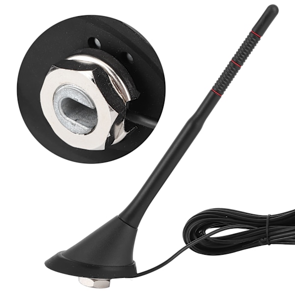 Bil Aktiv Forstærket DAB+FM Antenne Top Tagmontering Radio Antenne Vandtæt Digital Universal 12V