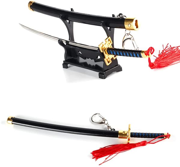 【03】Demon Slayer -miekka Mini Katana -avaimenperät Animehahmo Tanjiro