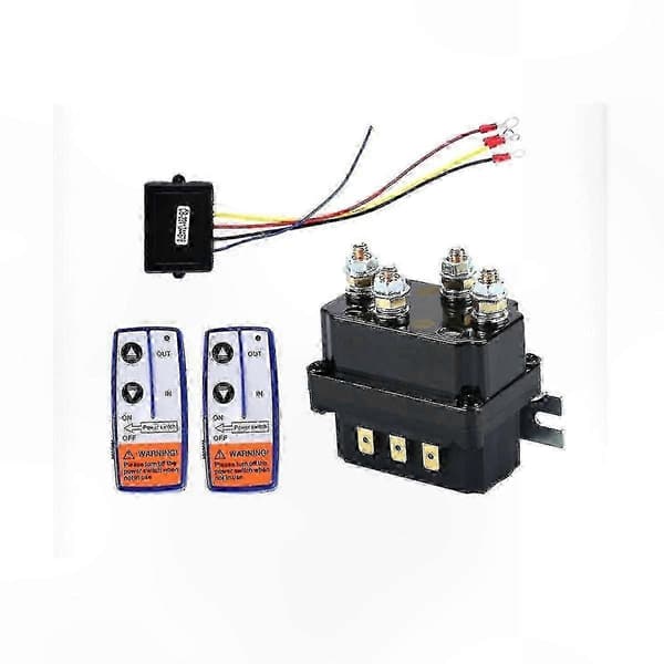 12V 250A vinschfjärrstyrt solenoidrelä för terrängfordon och motorcyklar