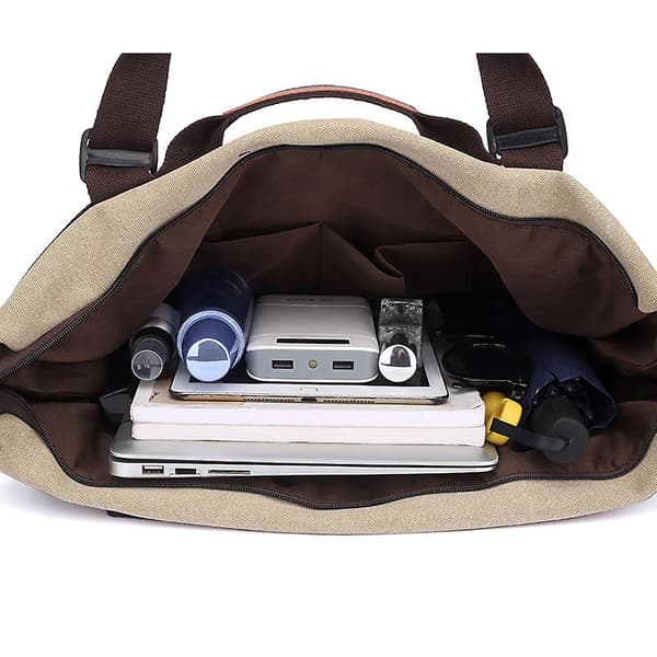 【03】Canvas Messenger Hobos Skuldertaske