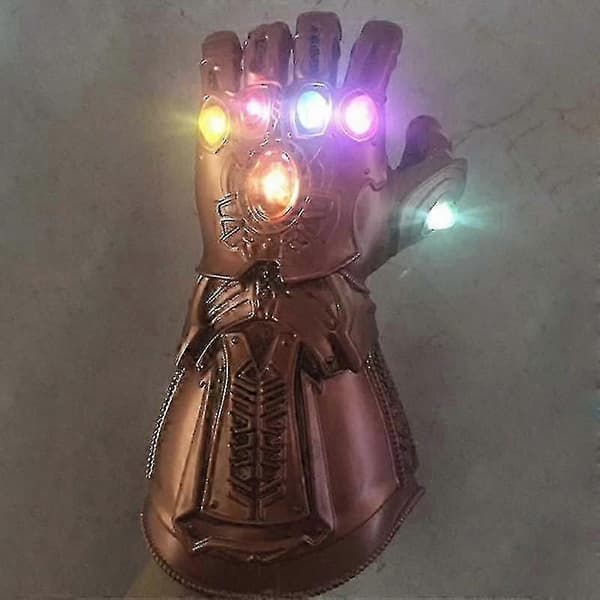 Avengers Infinity War Infinity Gauntlet Led Lys Thanos Led Handsker Cosplay Rekvisit