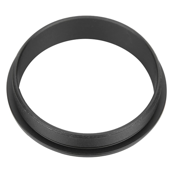 M48&#8209;M48 Han til Han Adapter Ring Aluminium Legering Sort 48mm Gevindstigning 0.75mm Tilbehør