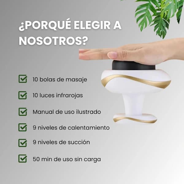 【03】Anti-cellulit massager, kraftfuld blødgører, vakuumterapi, kropsformning, velegnet til tilfælde af svær cellulite.