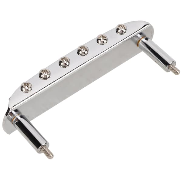Elektrisk guitarbro 6 strenge halestykke metalinstrumenttilbehør til JazzmasterSilver