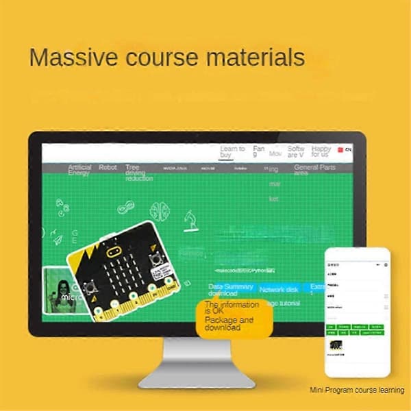 BBC Microbit V2.0 Bundkort Programmering Lær Udviklingskort B