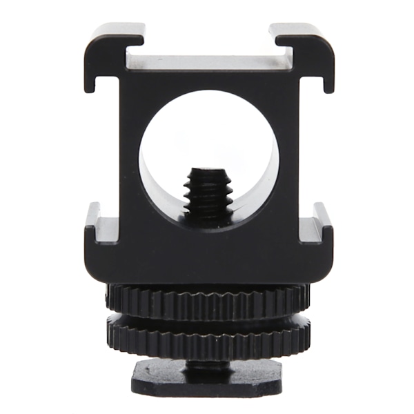Metal Kamera Tri Hot Shoe Mount Adapter til Mikrofon LED Video Lys Monitor