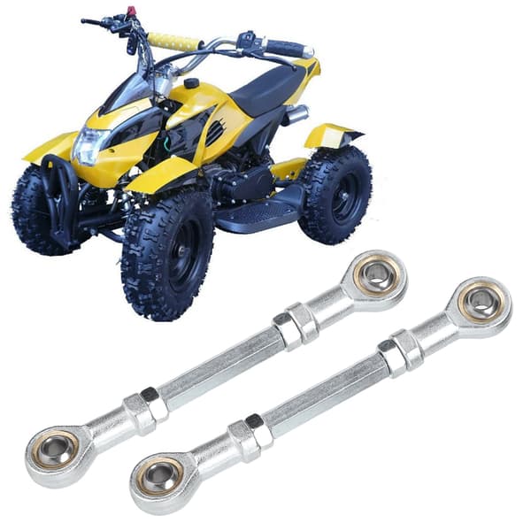 2 stk. 150 mm -170 mm 8 mm styrestangssæt kugleled til 49cc elektrisk mini ATV Go Kart
