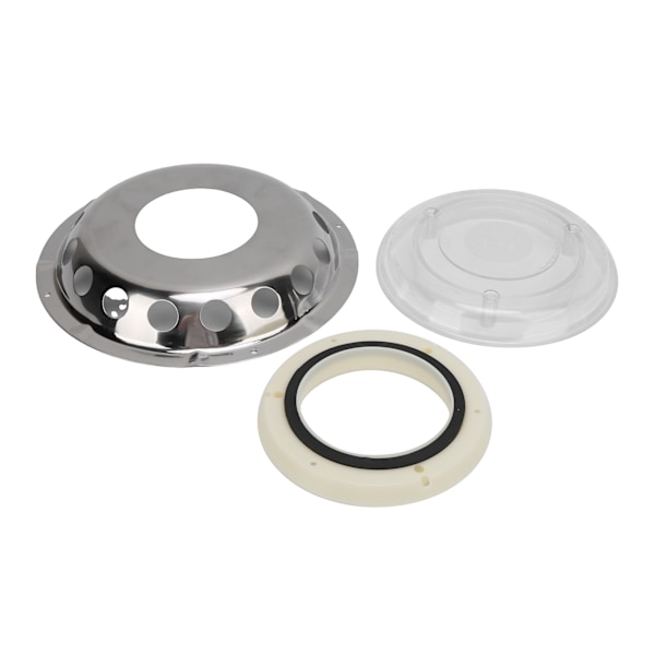 Ventilationsvindue i rustfrit stål, marine hardware samling, transparent center til skibe