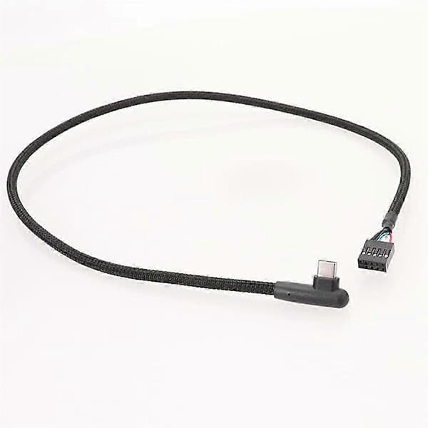 1 st USB 9-pins till typ C-kabel för förbättrad stabilitet och hastighet 60 cm