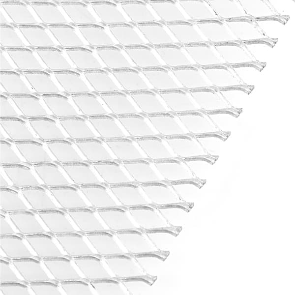 3x6mm Bilgaller Mesh Sheet Grid Body Bumper Rhombic Grill Universal av aluminiumlegering