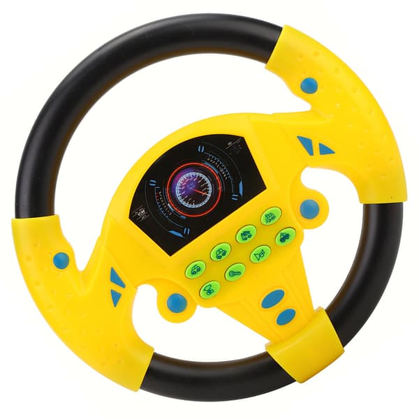 Baby Pædagogisk Copilot Rat Musik Børn Intelligent Legetøj (Gul)