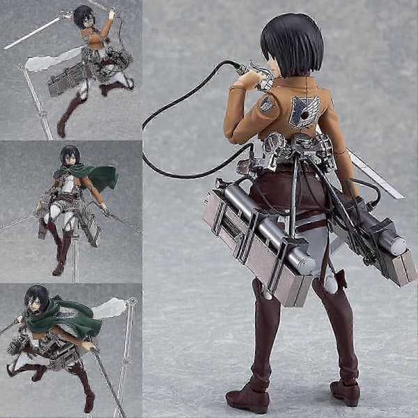 Attack on Titan Levi & Mikasa PVC-figurer - Anime-samleobjekter til fans
