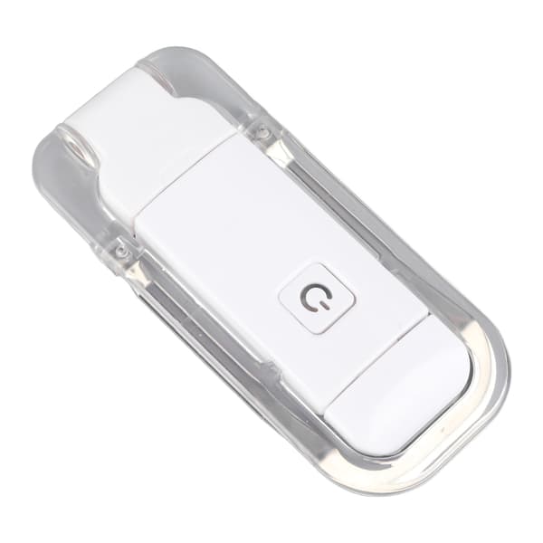 Clip On Boglampe Sammenfoldelig 3 Lysfarver Øjenbeskyttelse Bærbar USB Genopladelig Boglæselampe