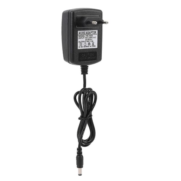【03】DC 15V 3A Power Adapter 5.5mm x 2.5mm Charging Cable for Speakers LED Signs Light Characters Strip Light Lamp Module EU Plug 93cm
