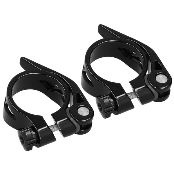 2 stk. 34,9 MM Mountain Road Bike Quick Release Sadelpind Klemme Rør Clip Tilbehør Sort