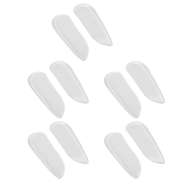5 par set Skohäl Kuddinsatser Ortopedisk Gel Skyddskoppar O X-bentyp Benskydd
