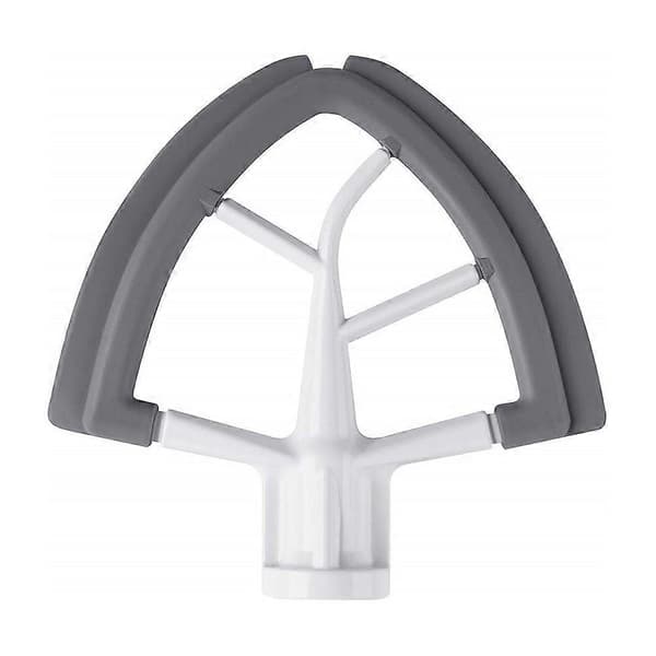 【03】Fleksible silikonepiskerisdele til KitchenAid Tilt-Head Stand Mixer 4.5-5QT KAESI Grey and White