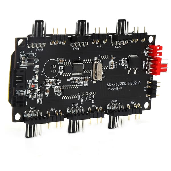 LED Lys Controller PCB Strømforsyning Blæser Hub 4/3 Pin ARGB Splitter Trådløs Fjernbetjening