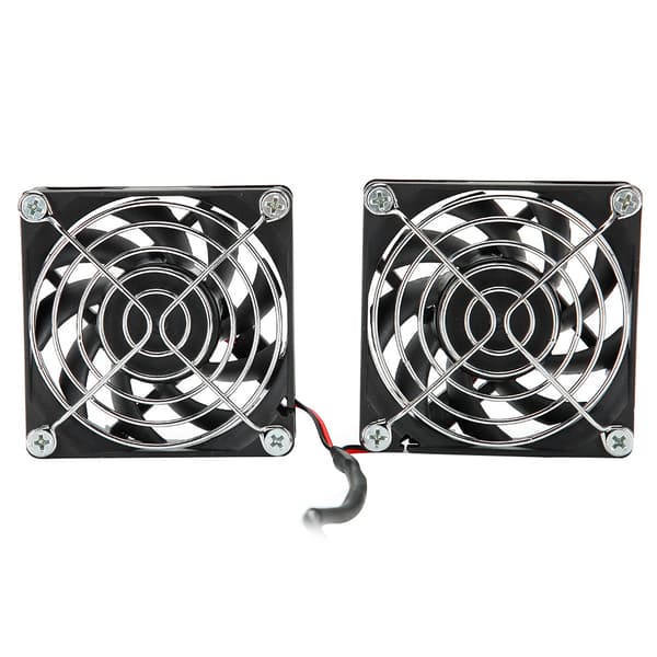 5V USB Strømforsyning Kølende Dobbelt Ventilator Router Varmeafledning Køler til ASUS RTAC68U AC86U EX6200 Tengda AC15