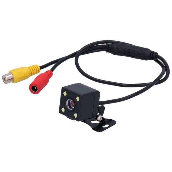 Bil Backkamera 140° Extern 4 LED HD Mörkerkamera Nummerplåt Monterad Universal för 12V