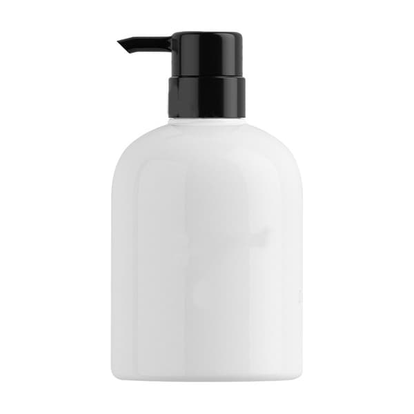 Schampodispenser Flaska Plast 500ml Stor Kapacitet Heminredning med Pump för Badrum Svart