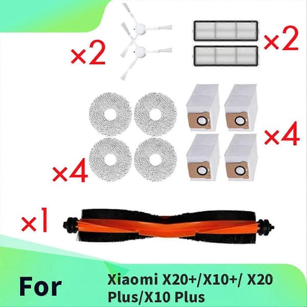 【03】13 osaa X20+/X10+/ X20 Plus -lakaisukonetarvikkeisiin