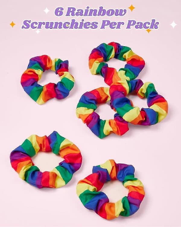 2025 Uusin malli 6 kpl sateenkaarihiuslenkkejä Pride-paraatiin - Pride,z