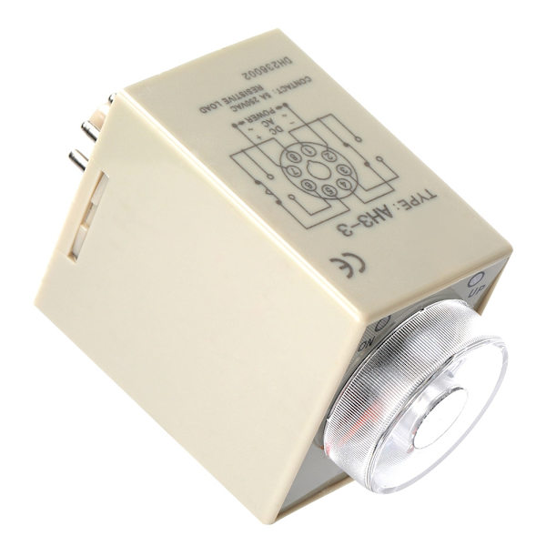 220VAC 6 Minuters Påslagsfördröjning Timer Tidsrelä AH3-3(6M)