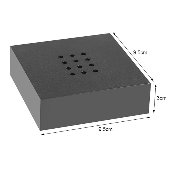 12LED Hvidt Lys Display Stand Base Holder til Krystal / Glaskunst