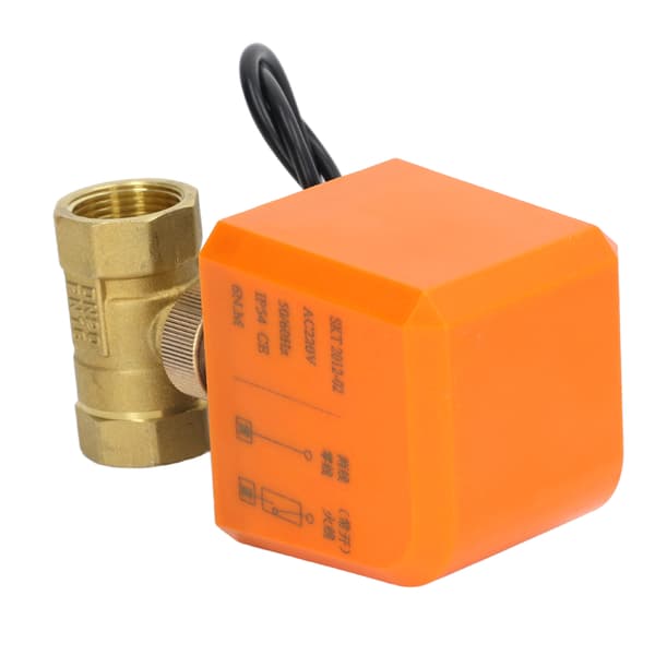 Motoriseret kuglehane 2-vejs 2-leder Normal Åben Elektrisk kuglehane med DN20 Interface AC220V