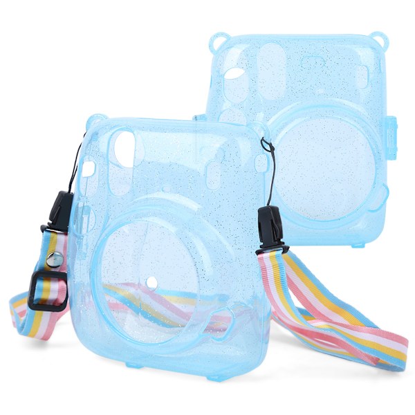 PVC-kameran suojakotelo, naarmuuntumaton ja putoamista estävä kuori Instant Camera mini11 -kameralle (sininen)