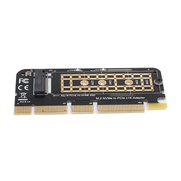 M.2 NGFF SSD - PCI‑E 3.0 X16 nopea SSD-kiintolevyadapterin laajennuskortti
