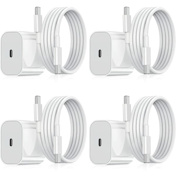 【03】Samsung 20W hurtigopladeradapter og USB-C-kabel hvid [JUN] 1-pak 1-pack Samsung (20w White)