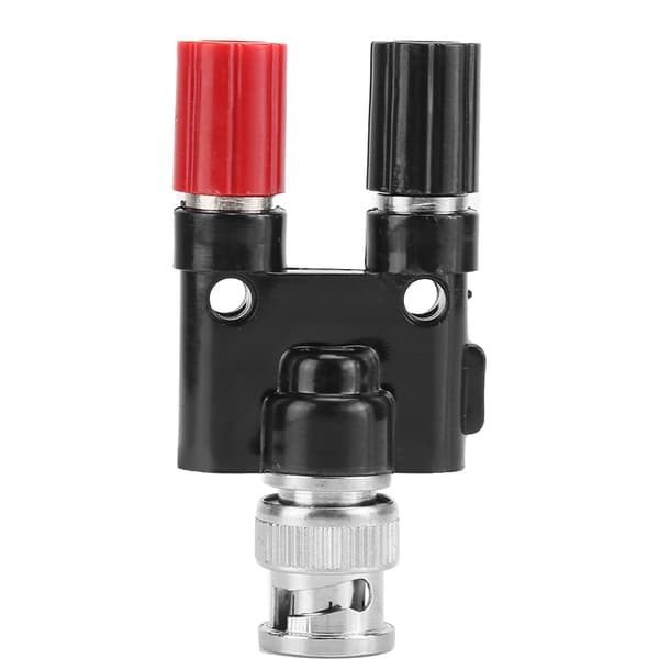 Han til 4MM bindestolper Bananstik Jack Koaksial Adapter Konnektor BNC Han Terminaler