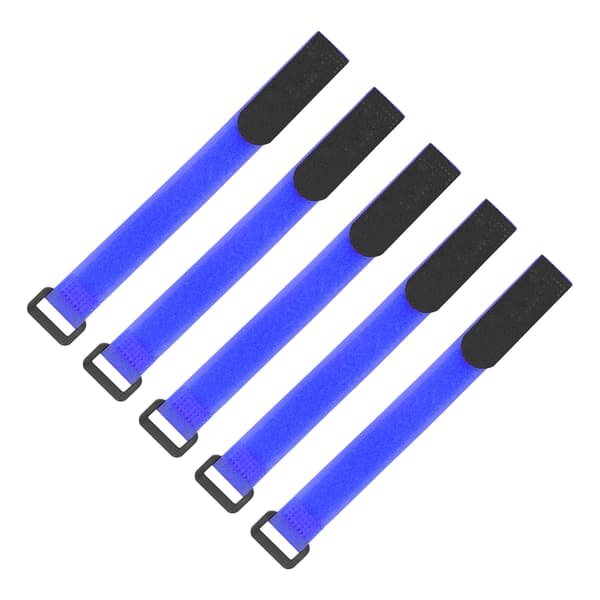 DUUTI 5-pack 19 cm Cykelstyreband Cykel Nylon Högfäste Tejp Limband Blå