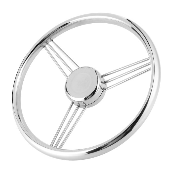 13-1 / 2 tommer 9-eget marinebådsrat rustfrit stål 15 ° yacht poleret tilbehør