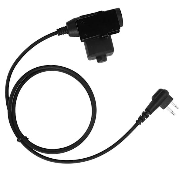 U94 2-Pin PTT Headset Adapter Bærbar WalkieTalkie Adapter til Motorola GP88 GP300 GP3688 DEP450