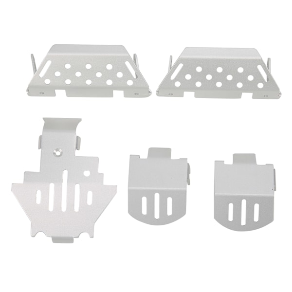 5 stk./sæt Chassis Armor Beskyttelsesplade Aluminiumlegering Beskyttelse Passer til TRAXXAS/TRX‑4/TRX4 RC Bil