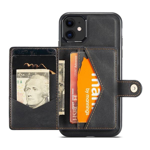【03】Sleek Case with Card Slot - iPhone 12 Grön