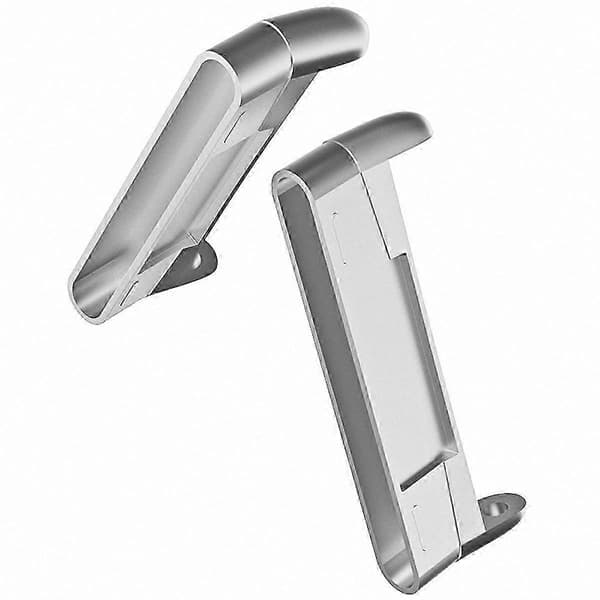 Metallinen sovitinsarja kellon rannekkeelle aktiivisuusrannekkeeseen Silver Silver