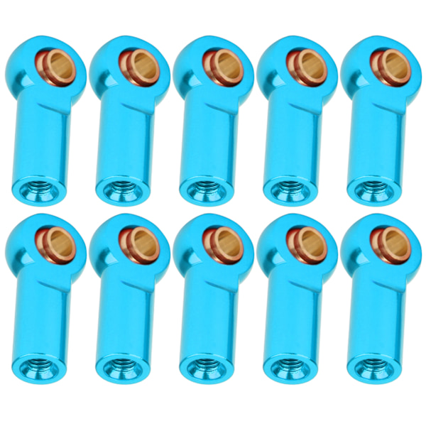 10 stk. RC Bil Trækforbindelsesstang Metal Kugleled Tilbehør til AXIAL SCX10 1/10 blå