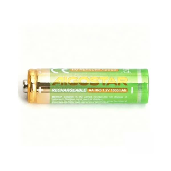 2 kpl ladattava akku HR6 (AA) 1600mAh 1.2V