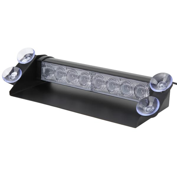 LED Flash Advarselslys Forrude Interiør Nødblink Universal til Køretøjer Modificeret Rød og Blå