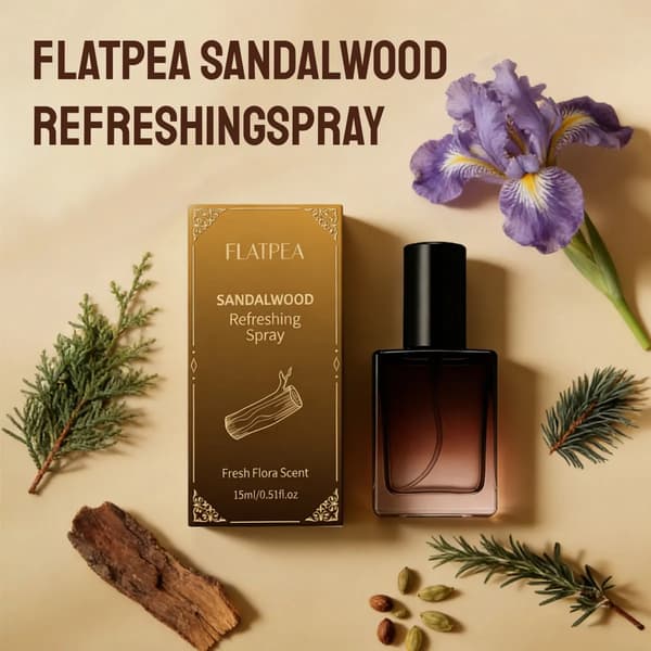 Sandelträ Uppfriskande Spray — Träig & Frisk Kroppsdeodorant Spray (15ml)