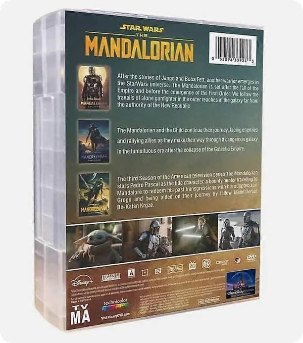 【03】Nyt Box Set The Mandalorian Sæson 1-3 DVD 7-diske Engelsk Version