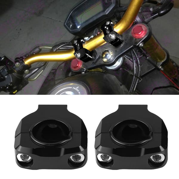 Aluminiumslegering Universal Motorcykel Styr Monteringsklemme Løfte Bar Riser 28mm