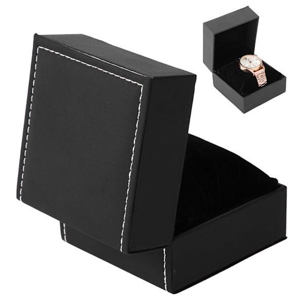PU Klockhållare Armbandsur Displayfodral Smyckespresent Förvaringsbox Organizer